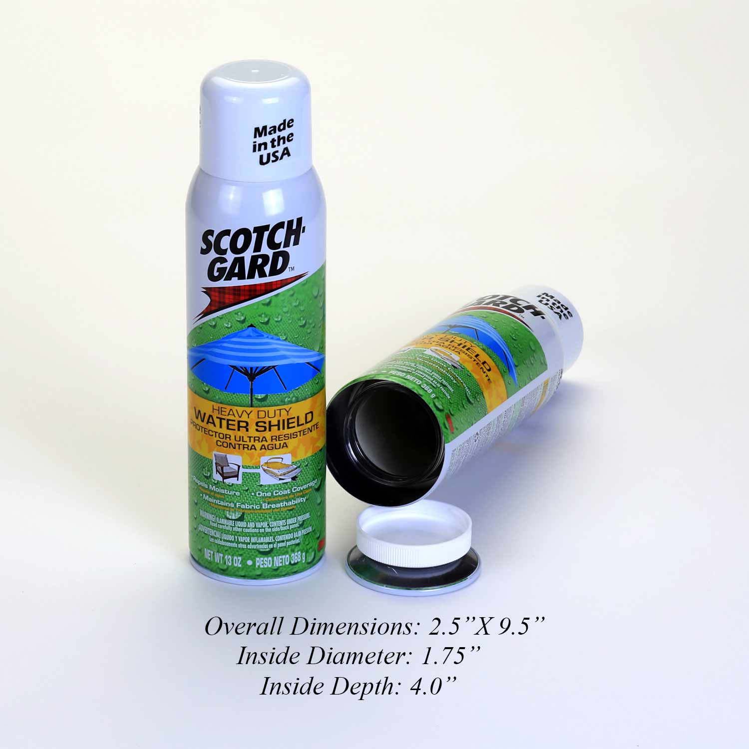 Scotch Gard - Water Shield - Diversion Safe - Southwest Specialty Products:  Your Home Security and Diversion Can Safe Manufacturing Experts
